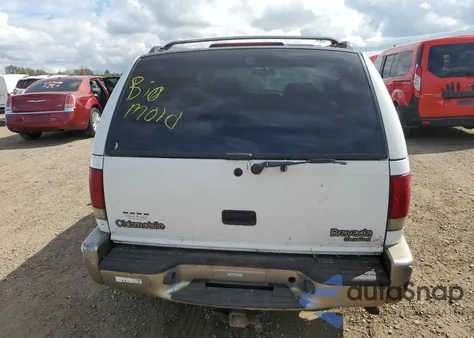 2000 Oldsmobile Bravada из США, поврежденный, VIN 1GHDT13W8Y2229356